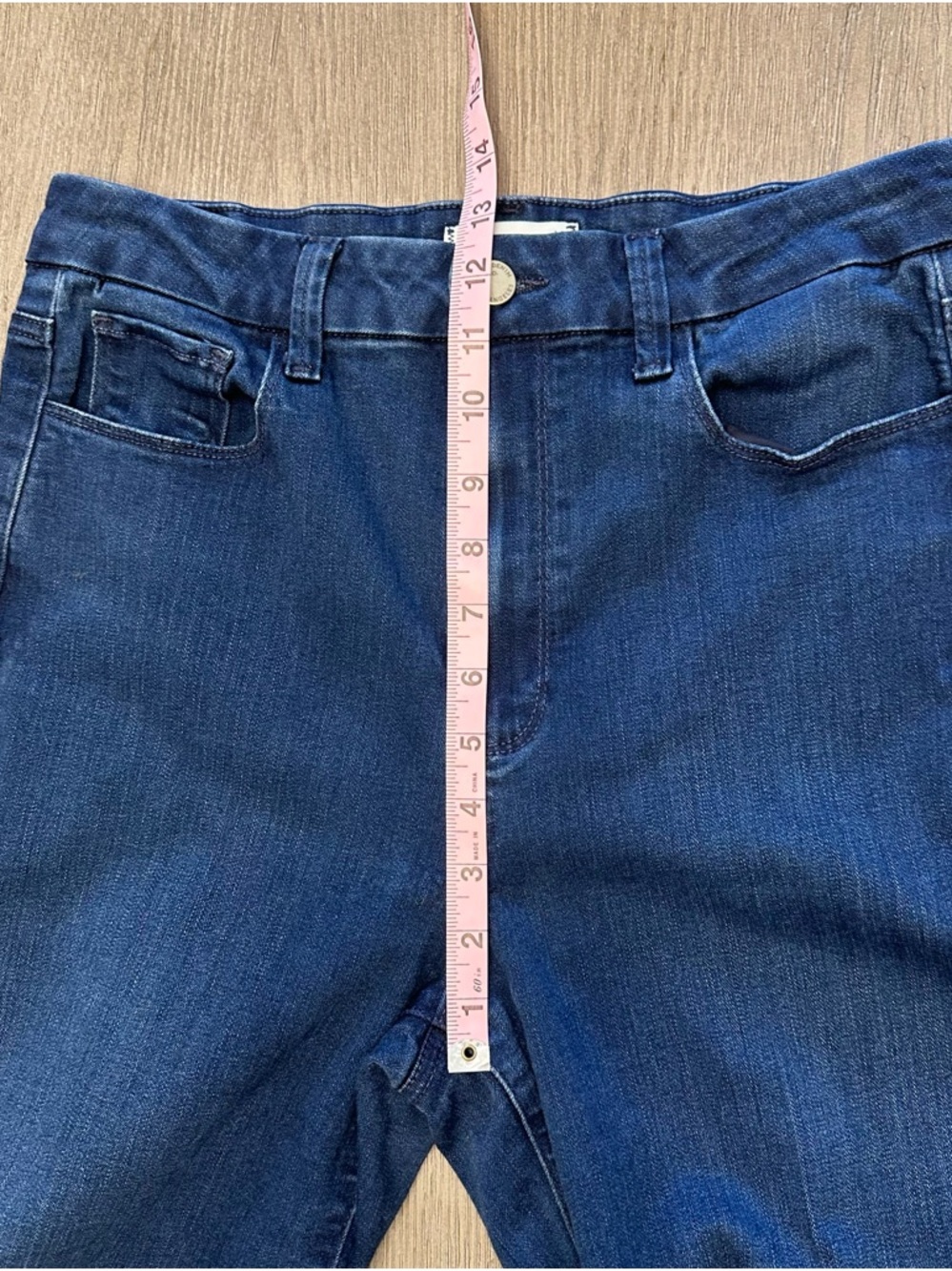 PAIGE Dark Indigo Wide-Leg Jeans - Picture 8 of 11